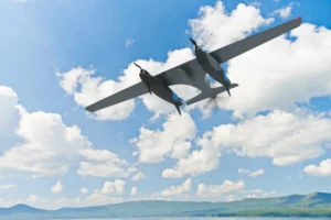 The Raider hydrogen-powered drone featuring an extended endurance, enhanced payload capacity plus a modular design to adapt to evolving operational demands. Photo: Heven Drones