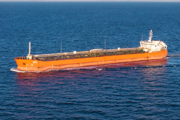 Western Baltic Sea, February 2025: The Russian state-owned double-hull oil product tanker RFS General Skobelev (seen here returning from the Mediterranean) was commissioned in 2008. (Photo: Michael Nitz/Naval Press Service) - EU Tightens Sanctions on Russia’s Shadow Fleet