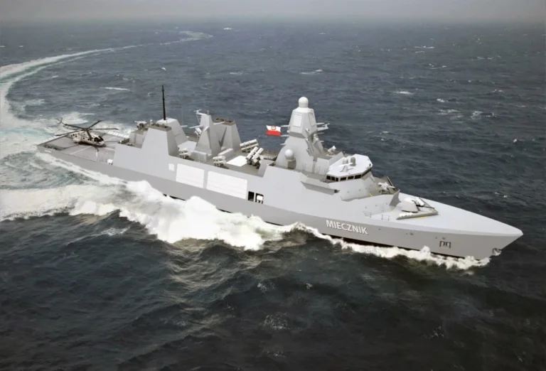 OSI has been contracted to deliver three Integrated Navigation and Bridge Systems (INBS) for the Polish Navy’s Miecznik Frigate Programme based on the Arrowhead-140PL frigate in similar to the Royal Navy’s Type 31 frigate. The INBS is a variant of OSI’s Integrated Navigation and Tactical System (INTS) featuring capabilities designed for modern naval operations and is powered by ECPINS.
