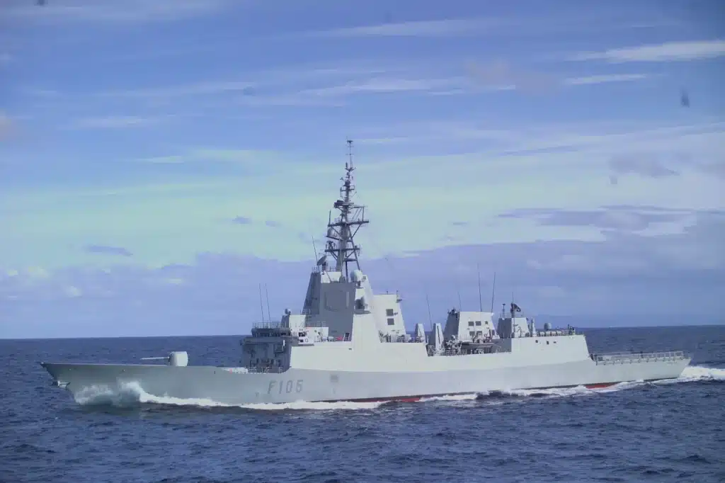 Navantia’s frigates are true multi-mission combatants: With the five Álvaro de Bazán class (F-110) frigates, the Spanish Navy’s surface fleet achieved an extraordinary level of rejuvenation (2002-2012), with the last unit – SPS Cristóbal Colón (F 105) – featuring some improvements compared to the four sister ships. Photo: Navantia