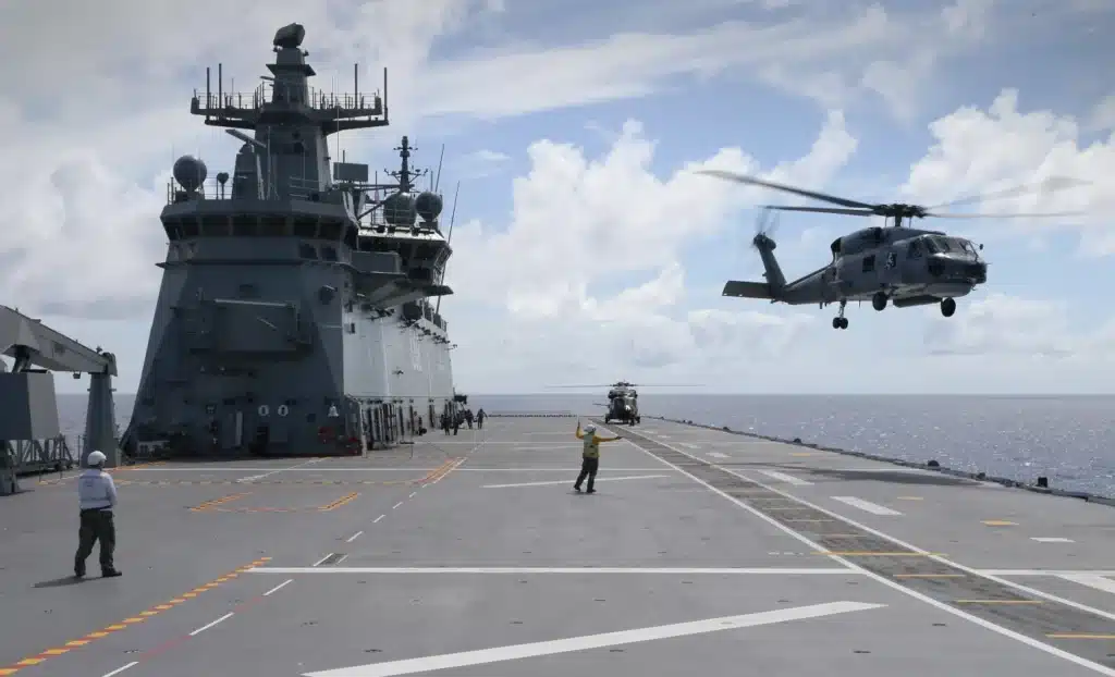 Navantia designed and built two Canberra class landing helicopter dock (LHD) ships for the Royal Australian Navy. (Photos: Royal Australian Navy)
