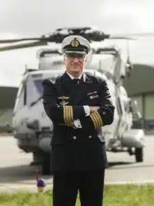 Captain (Navy) Broder Nielsen assumed command of the Naval Aviation Command on 18 November 2022 to command: “The naval aviation modernisation is a necessity and represents money that is being spent to improve our operational readiness and alliance capabilities.” Photo: Naval Aviation Command/Beatrix Krone