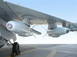 The SPICE 1000 air-to-ground munition (seen here on a Israeli Air Force F-16C combat aircraft) forms part of a complete offering of air-launched precision strike munitions, illustrating Rafael’s extraordinary depth in air-to-surface precision strike across multiple platforms and mission profiles as part of its strategic precision-strike portfolio. Photos: Rafael Advanced Defense Systems Ltd.